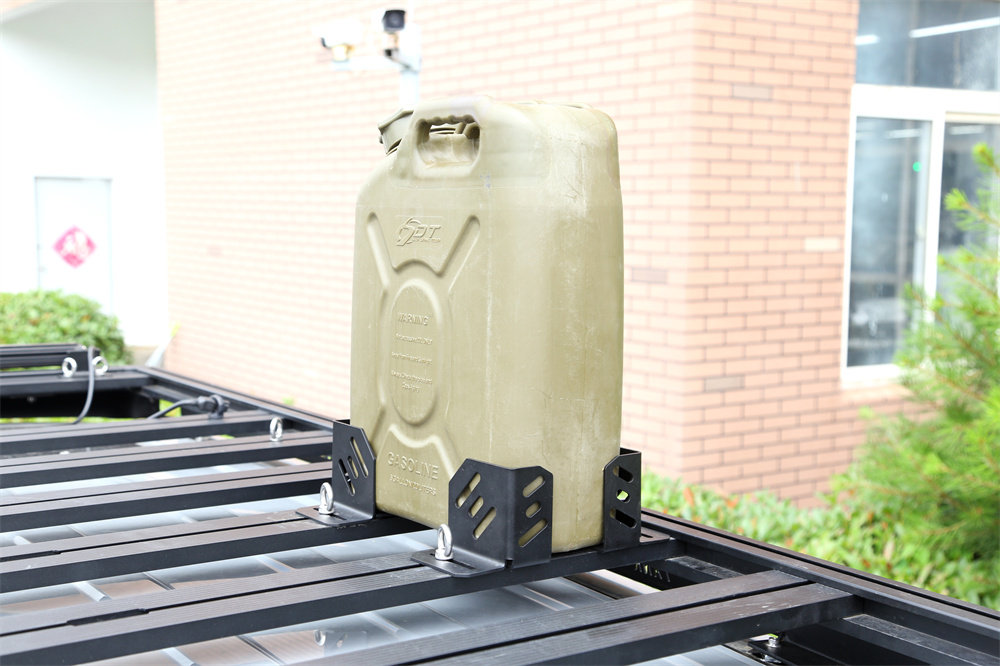Lightweight Black 4x4 Aluminum Alloy Roof Rack Jeep Wrangler JL with 25kg Capacity