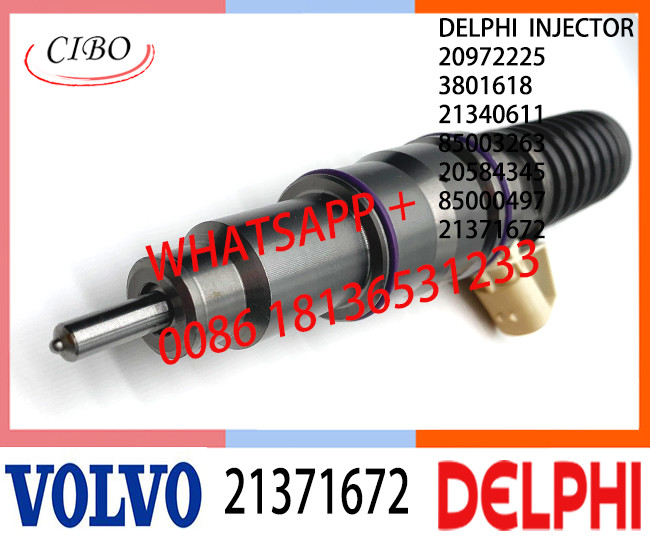 Fuel Diesel Injector 21371672 20584345 85000497 20972225 3801618 21340611 85003263 E3.18 for VOL D13 EURO 3 LOW POWER