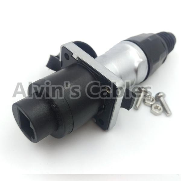 Round Ethernet Waterproof RJ45 Connector Female And Male Gender 500V Rated