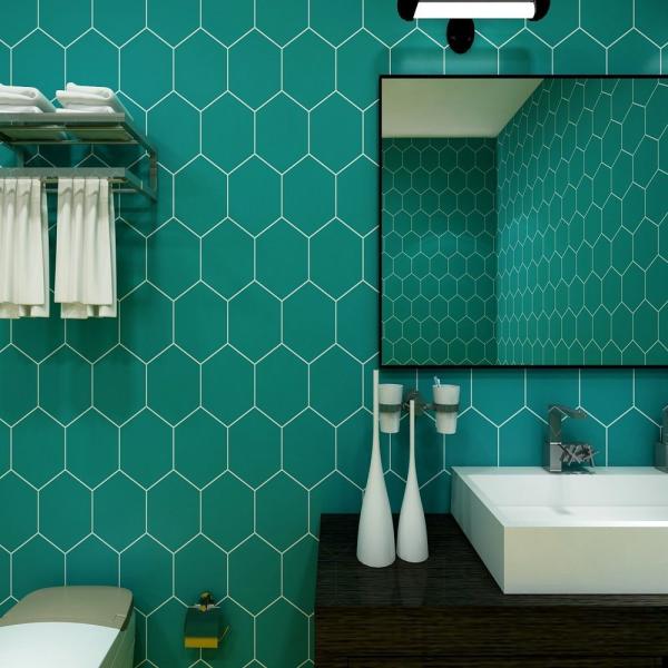 Vinyl Wallpapers Stone Wallpaper Waterproof PVC Backsplash Tile Decal for Home