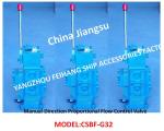 MODEL-CSBF-G32 MARINE MANUAL PROPORTIONAL FLOW DIRECTIONAL VALVES ARE SIMPLE TO