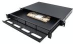 19" 1U 48Port 96 Cores LC Fiber Optic Patch Panel Cabinet For Data Center