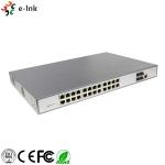 28 Port 10G Managed L2 Industrial Ethernet POE Switch 24 Port 10/100/1000 Base