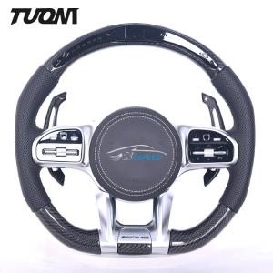 Wholesale Smart LED Mercedes Benz Steering Wheel Leather Carbon Fiber A/C/E/S Class from china suppliers