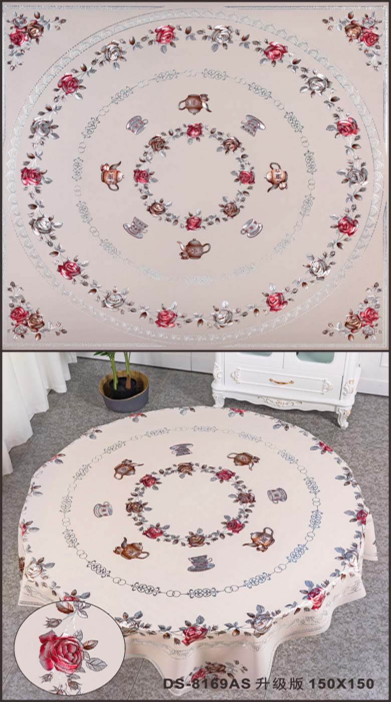 Directly Sell PVC Polyester Tablecloth for Home Party Office Hotel Shop Restaurant