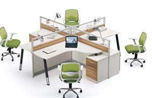Wholesale modern 4 seater office partition workstation,office cubicle,#JO-7001 from china suppliers