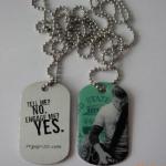 Aluminum / Stainless Steel 1.0mm andoize color Personalised Dog Tags