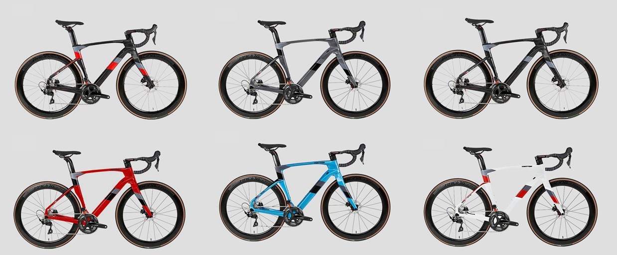 TWITTER Carbon Fiber Road Bike Full Set SHIMANO 105 R7020 Carbon Wheel