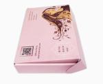 NO Burrs Cardboard Package Boxes Eco Friendly B Flute Carton Pink