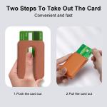 PU Leather Phone MagSafe Wallet Stand For IPhone And Samsung