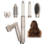 5 in 1 Foldable Hair Dryer Brush Wind Blow High-Speed Turbo Blow Dryer Brush