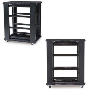 China Open Frame Network Rack Cabinet , Cold Rolled Steel 22U 18U Server Rack on sale