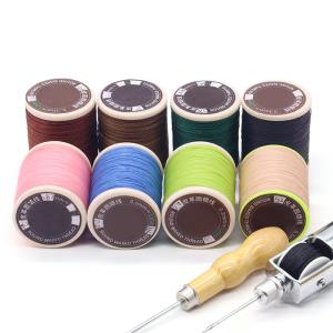 Wholesale Hand Knitting 420D/3 Yarn Count Sewing Thread for Leather Bag DIY Bracelets 30 Colors from china suppliers
