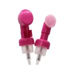 Personal Care Products 43mm Pink Heart Shape Silicone Brush Foam Pump with