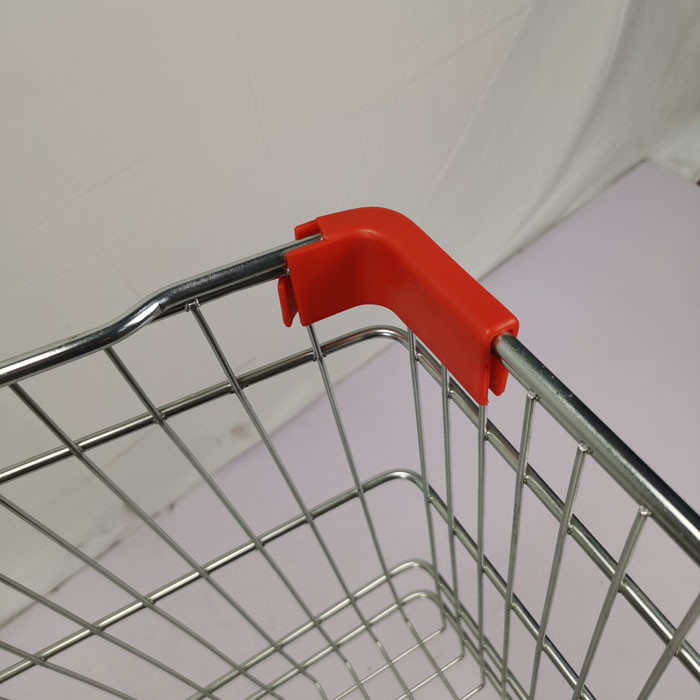 Galvanized Metal Net Basket Supermarket Shopping Cart 210L Super Large Capacity