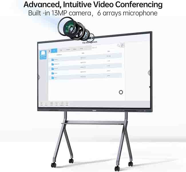 Smart Board Interactive Flat Panel with Pen and Touch for Bright Classrooms