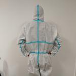 Sms Pp Microporous Disposable Protective Coveralls Antistatic Industrial Medical