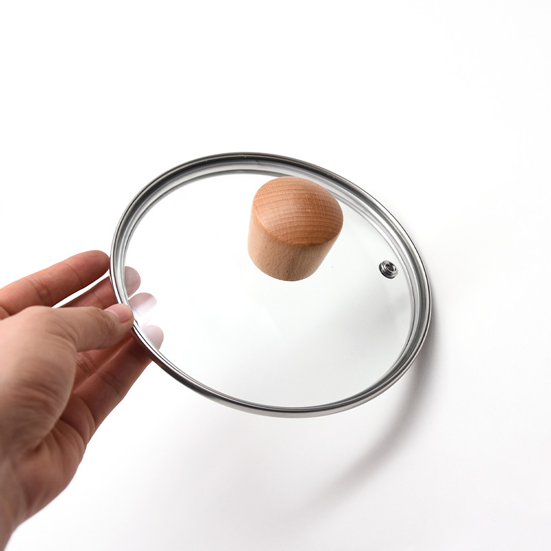 Microwave Heating Transparent Borosilicate Glass Soup Pot