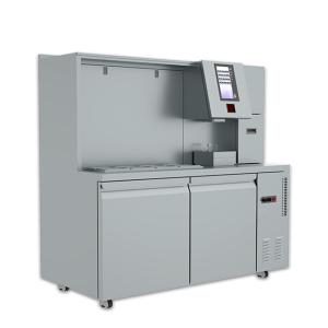 Wholesale Automatic Stainless Steel Making Bubble Tea Counter With Refrigeration Freezer from china suppliers