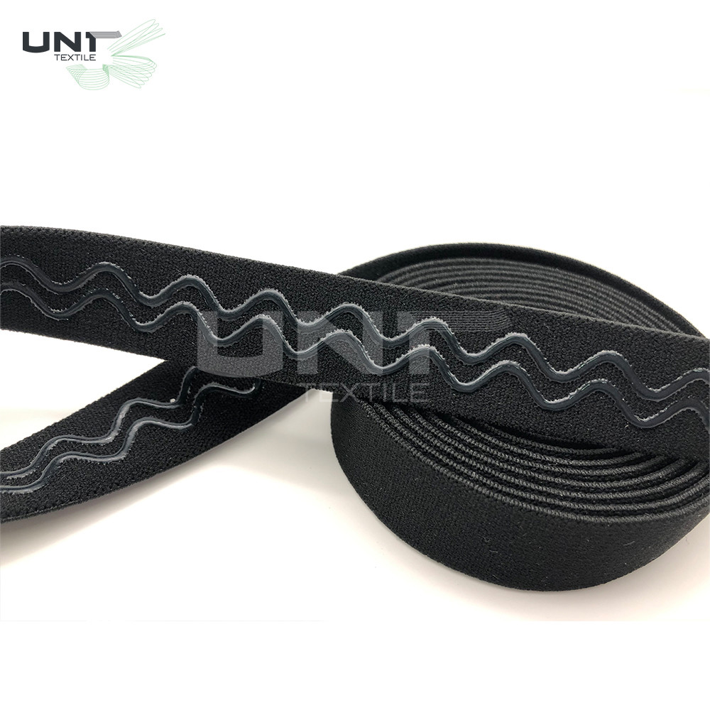 Anti Slip Silicone Gripper Elastic Band For Clothing Underwear 10cm Width
