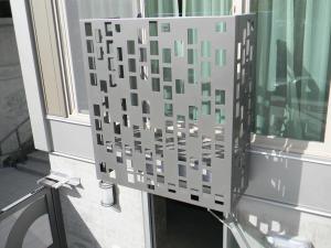 Wholesale Protector in wall cleaning aluminium metal air cleaning cover airconditioning airconditioner cover from china suppliers