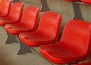Wholesale Outdoor Floor Mounted Plastic Stadium Chair Blow Molded Grandstand Seating from china suppliers