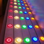 Permanent Christmas Led Pixel Point Light 40mm 50mm DC24V 2W RGBW Aluminum