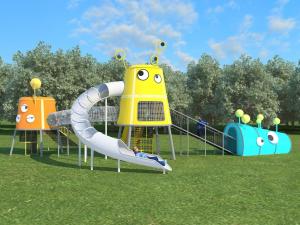 Wholesale Cute 300kg Playground Slide Children'S Outdoor Amusement Park from china suppliers