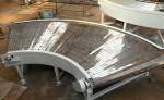 PVC PU Belt Conveyor Food Seafood Transmission Packaging Belt Conveyor