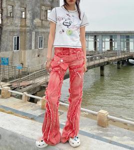Wholesale custom Plain Jogging Pants women's jeans pant from china suppliers