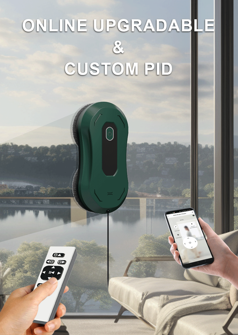High Suction Smart Glass Cleaning Robot Big Windows Smart Window Cleaner