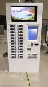 Wholesale E-Wallet Opearted Cabinet Locker Mobile Phone Charging Station With 21&quot; Touch Screen from china suppliers