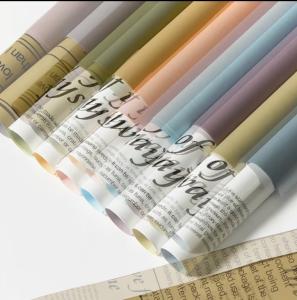 Wholesale Flower Newspaper Bouquet Wrapping Paper Manual Diy Holiday Gifts Florist Bouquets from china suppliers