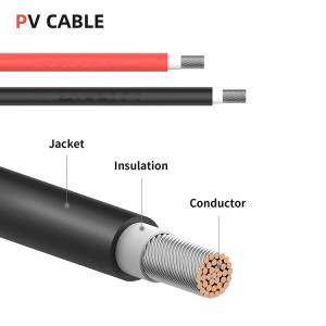 Wholesale Red Black Dc Solar Pv Cable 4MM 1500V Inverter Battery from china suppliers