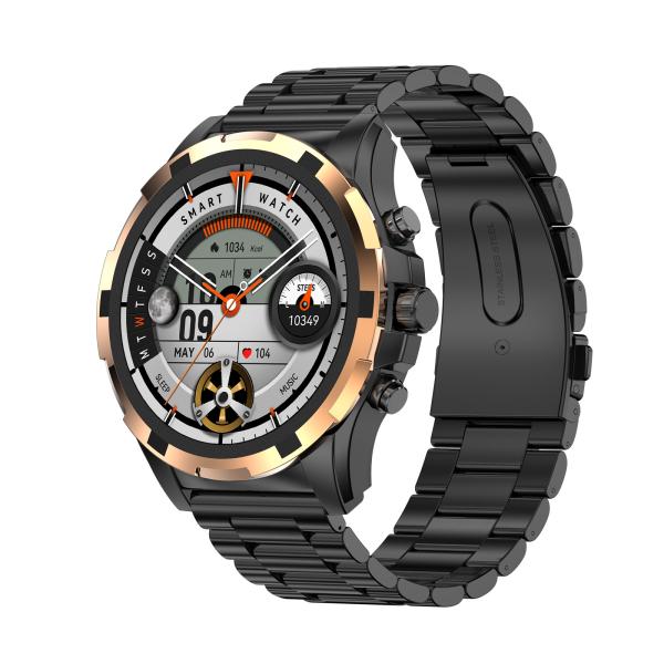 Round Shape, 1.43-inch Large Screen, Smart Watch, Bluetooth 5.0, Calls, Voice
