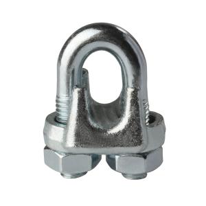 Wholesale EN 13411 U Bolt Wire Rope Grips Heavy Duty Wire Rope Saddle Carbon Steel Q235 from china suppliers