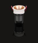 35W 40W 50W LED Anti Glare Spotlights DALI Dimming Sand Gold