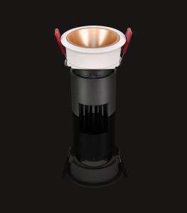 Wholesale 35W 40W 50W LED Anti Glare Spotlights DALI Dimming Sand Gold from china suppliers