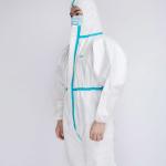 Breathable Disposable Medical Protective Clothing For Electronic / Chemical