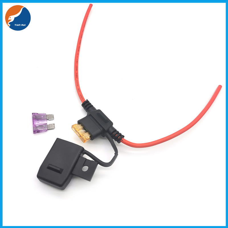E39 E38 E37 Circuit Breaker Resettable Fuse Holder Splash Proof Auto Inline Fuse Holder 12AWG For ATY ATO ATC Auto Fuses