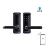 Home Touch Password Electronic Door Locks Mechanical Key Phone Unlock Smart Door