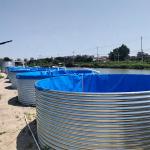 Outdoor Indoor Flexible Water Tank Recirculating Aquaculture System Tilapia Fish