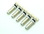 Crimping Barrel Type 10A 12V 5.5 * 2.5 Mm Wire 18 AWG - 26 AWG Male DC Power