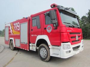 Wholesale Howo 8T Foam Fire Truck , Water Tank Firefighting Apparatus 6 Wheel 290hp from china suppliers