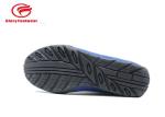 Blue Shine With Yellow Breathe Sport Safety Shoes , Office Men'S Athletic Safety