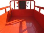 Red Chinese Three Wheel Motorcycle , Cargo Motorized Tricycle Single Cylinder