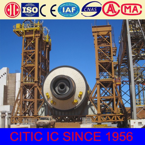 AC Motor Large Capacity Integral Drive Tube Grinding Mill And Cement Ball Mill