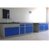 Buy cheap All Steel Acid / Alkali Resistance Laboratory Wall Bench With Sink / Faucet from wholesalers