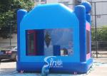 Commercial Grade Kids Frozen Inflatable Bounce Houses With Pillars inside