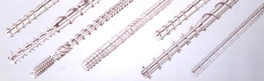 Energy Saving PVC Extruder Screws And Barrels 0.5 ~ 0.8mm Nitride Depth